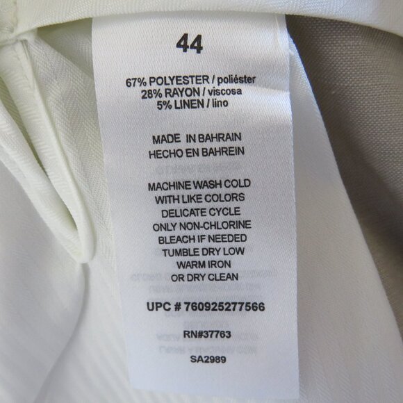 Savane* Men's 1.5" Belt Loop Multipocketed Textured Linen Blend Shorts~ Size 44W - Picture 6 of 12